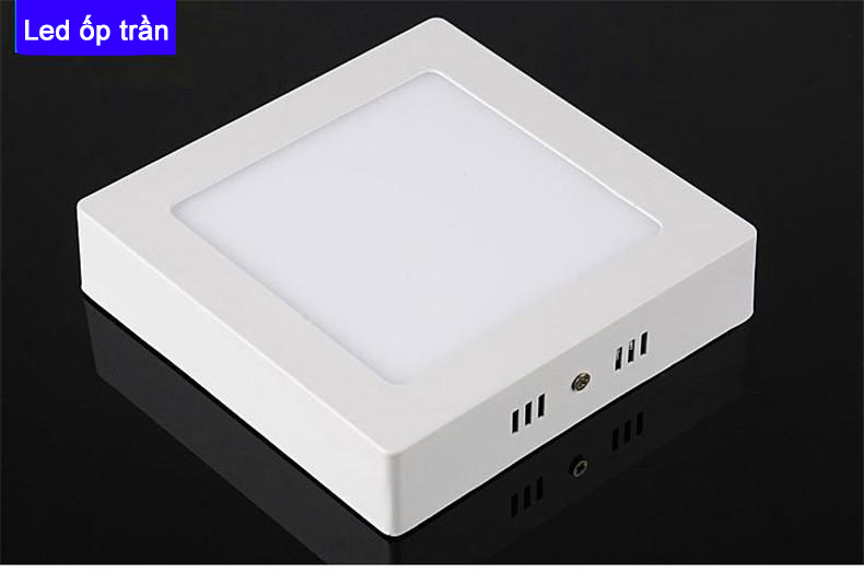 Đèn led ốp trần nổi 24W vuông sáng trắng