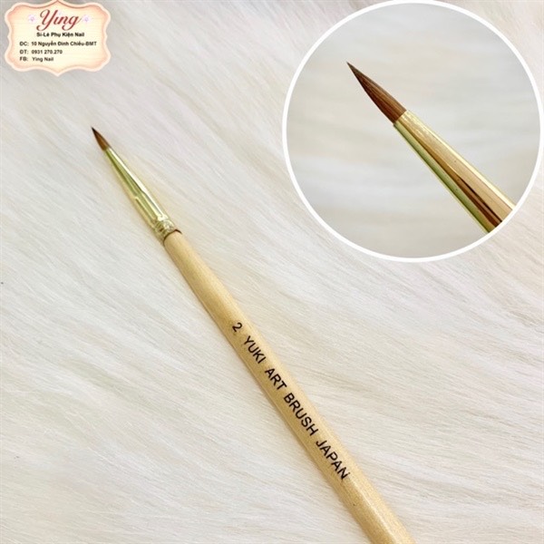 [HCM]NAIL Cọ hoa nổi YUKI số 2- số 3-Số 4 (nhật)