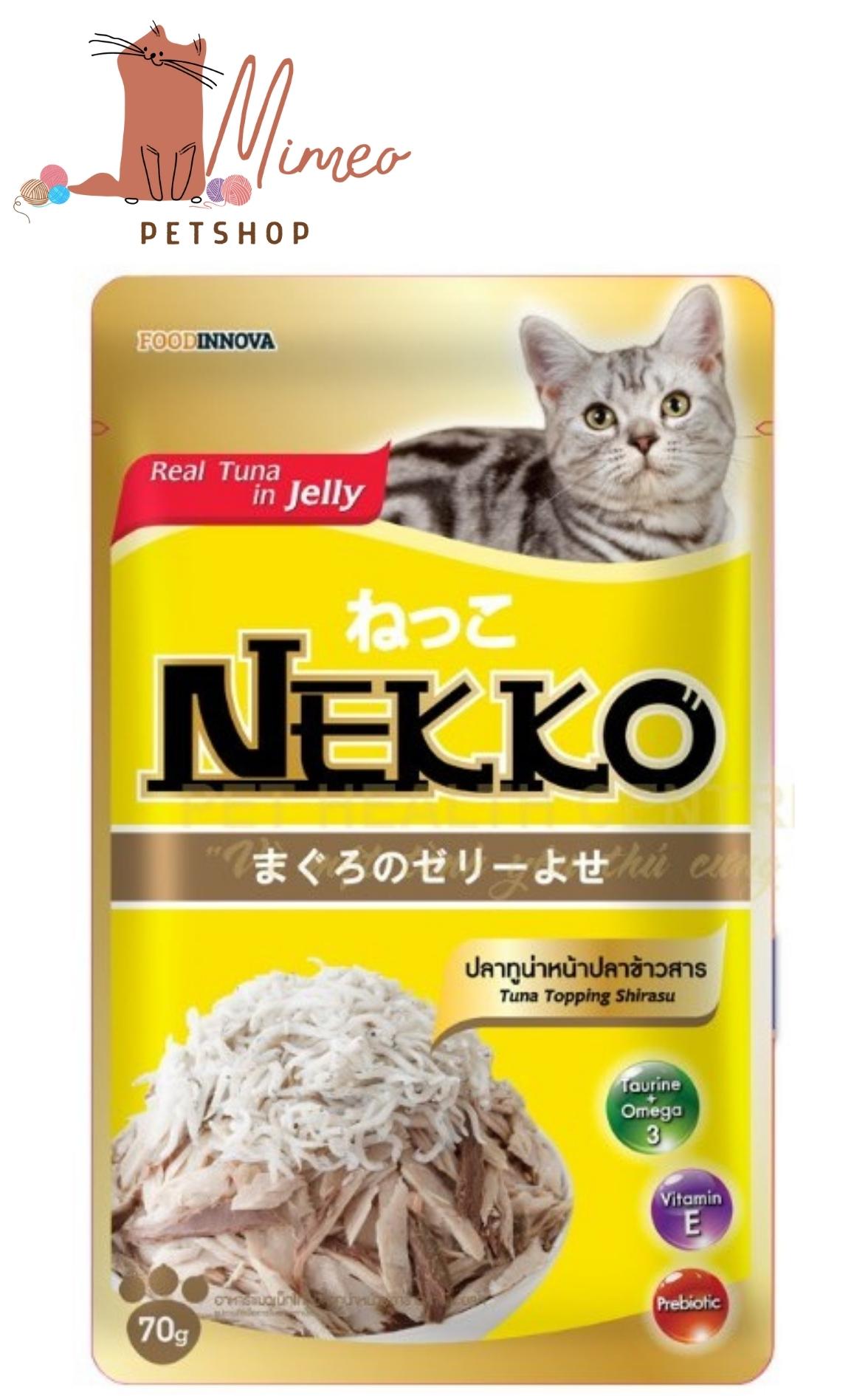 Pate Nekko cho mèo dạng gói (Hàng nhập Thái)