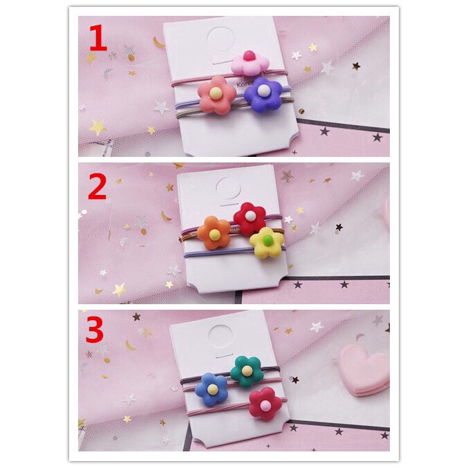 DÂY CỘT TÓC HOA MAI NHÍ - 03pcs