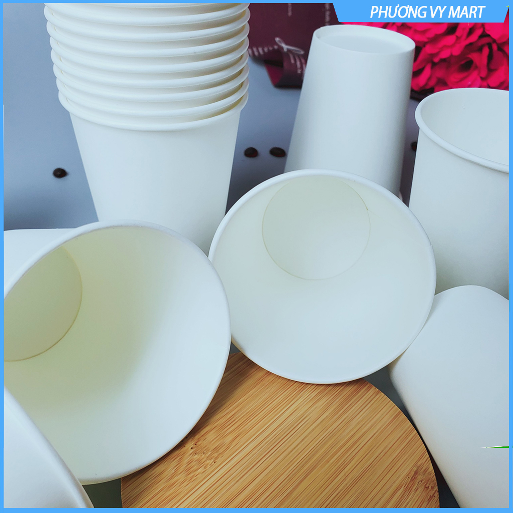 Set 50 chiếc cốc giấy 270ml ~ 9oz hàng cao cấp