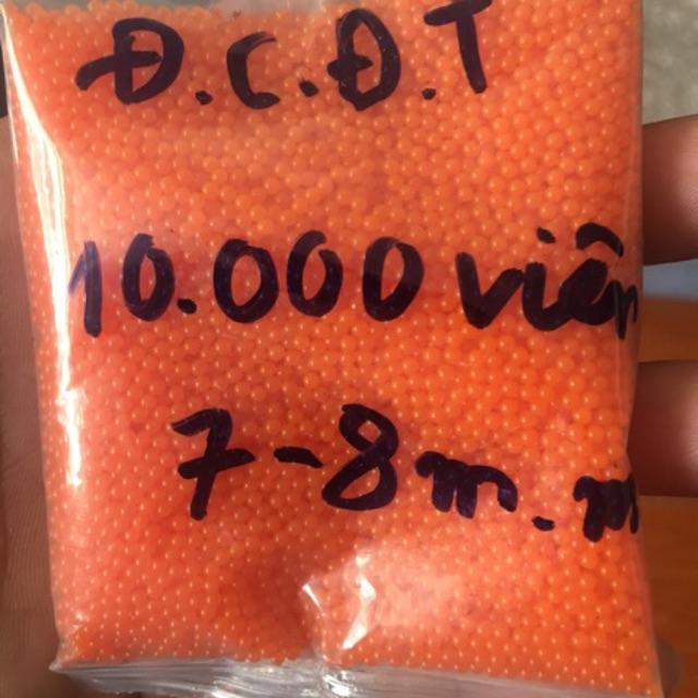 Gói hạt nở siêu cứng 7mm gói 10.000 viên màu random