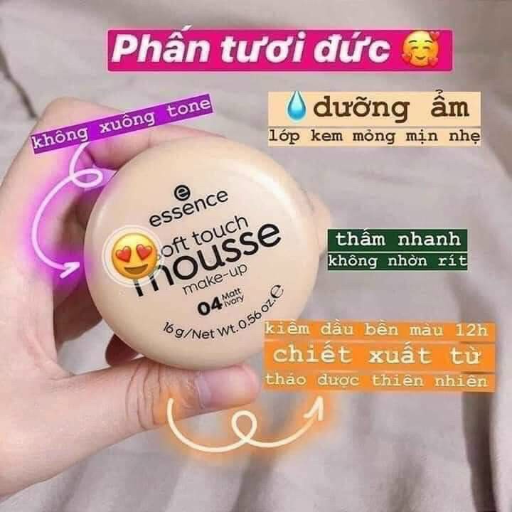 [HCM]Phấn Tươi Đức Essence Soft Touch Mousse