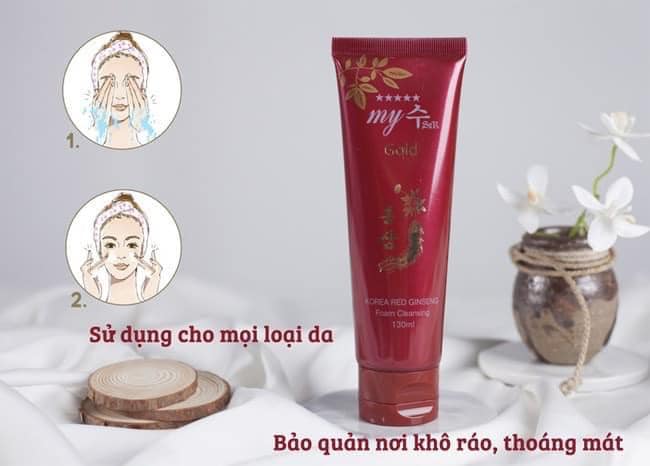 Sửa Rửa Mặt Sâm My Gold Hàn Quốc