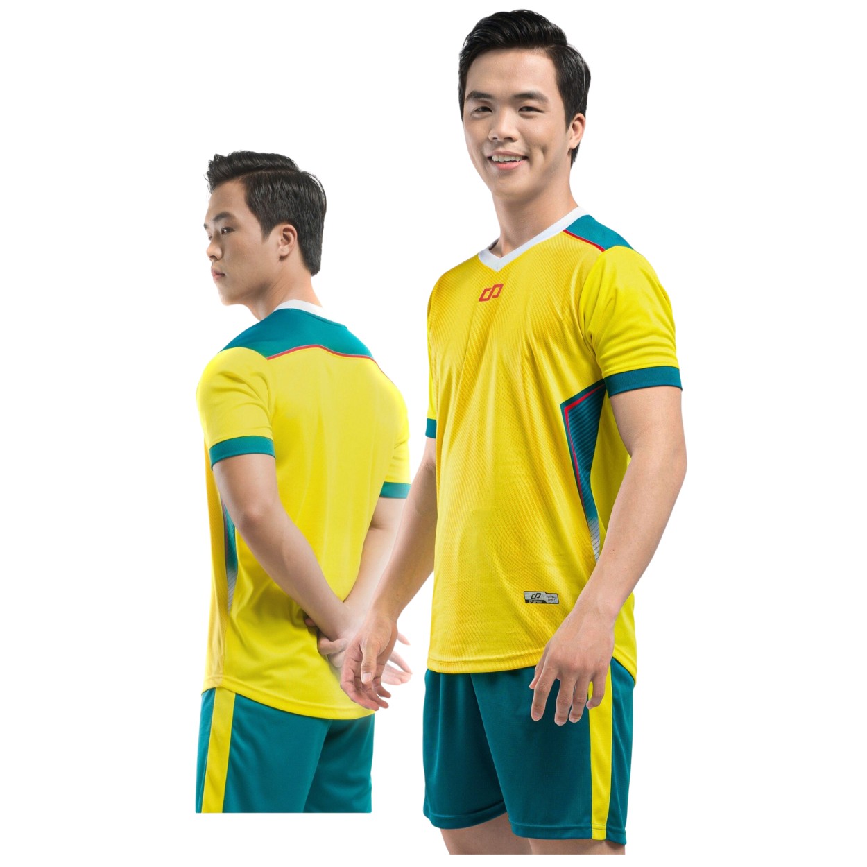 Quần áo bóng đá không logo cp02 có in tên số