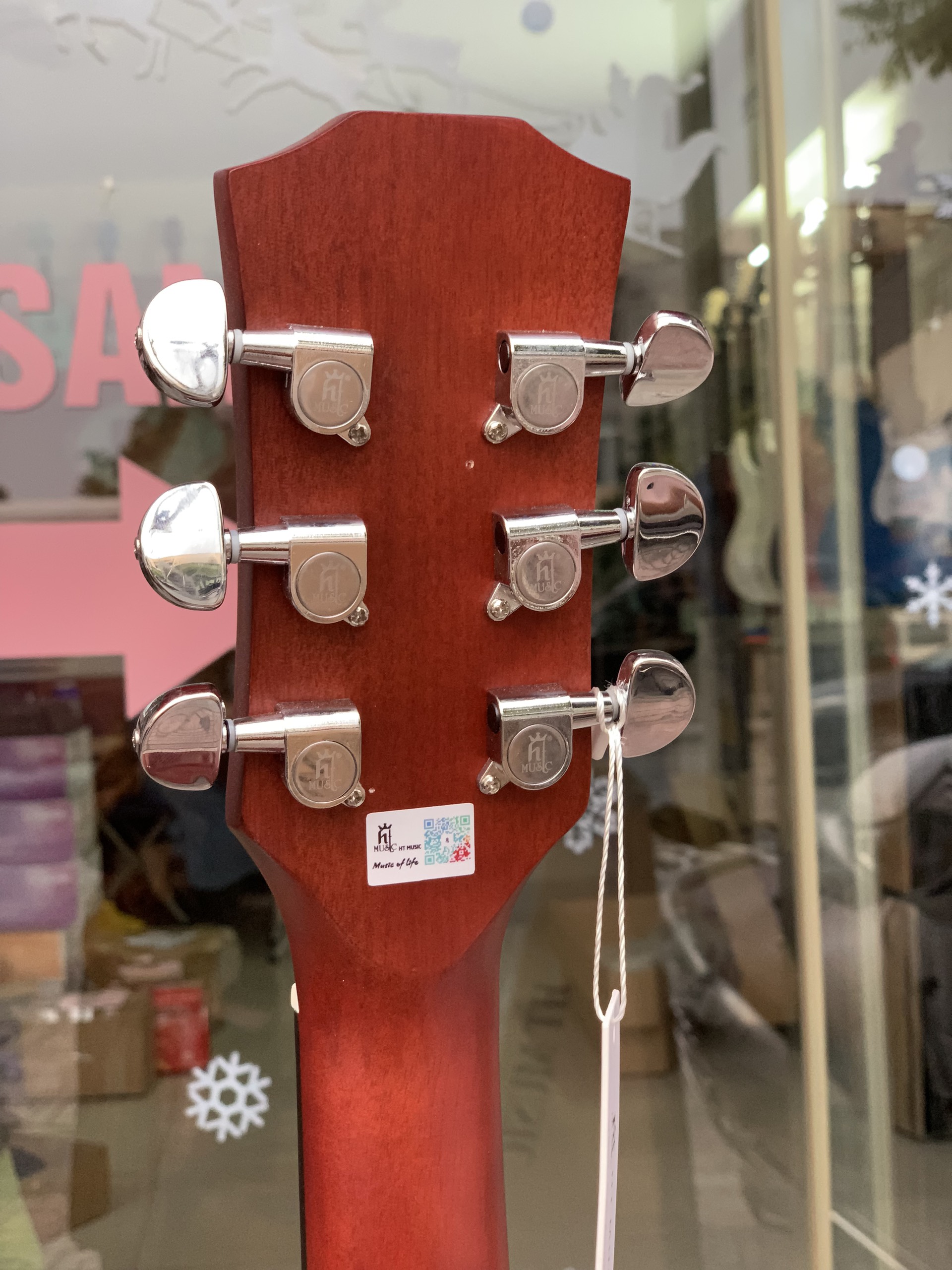[Tặng kèm phụ kiện] Đàn guitar acoustic HT Music HT-89