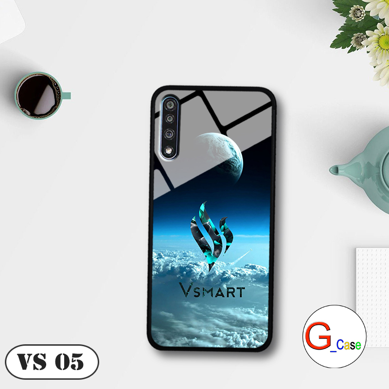 Ốp lưng Vsmart Live in 3D logo Vsmart thiết kế đẹp