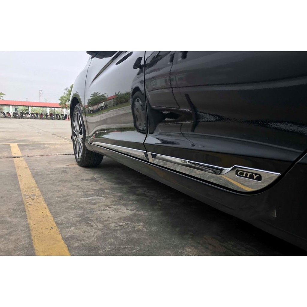 Nẹp sườn, nẹp hông xe honda city 2015 - 2019- 2020 mạ crom