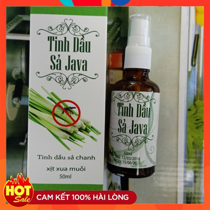Tinh dầu sả chanh đuổi muỗi Java ( dạng vòi xịt)