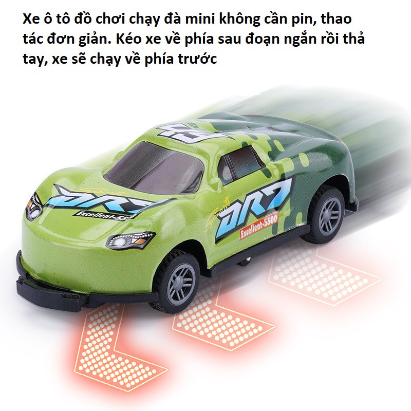 Xe ô tô xe đua mini đồ chơi chạy đà lộn nhào - nhảy - bay - xoay 360 độ bao đẹp cho bé thỏa sức đam mê