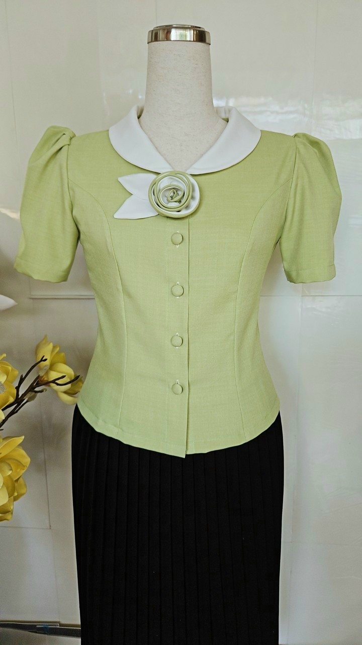 ÁO KIÊU CÔNG SỞ SANG TRỌNG QUÝ PHÁI B0044