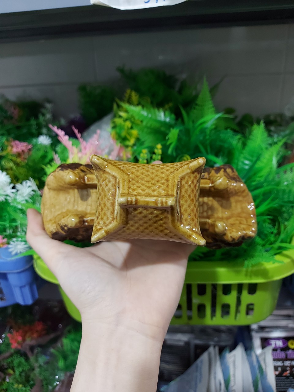 Phụ kiện trang trí bể cá: mẫu Cầu kiều