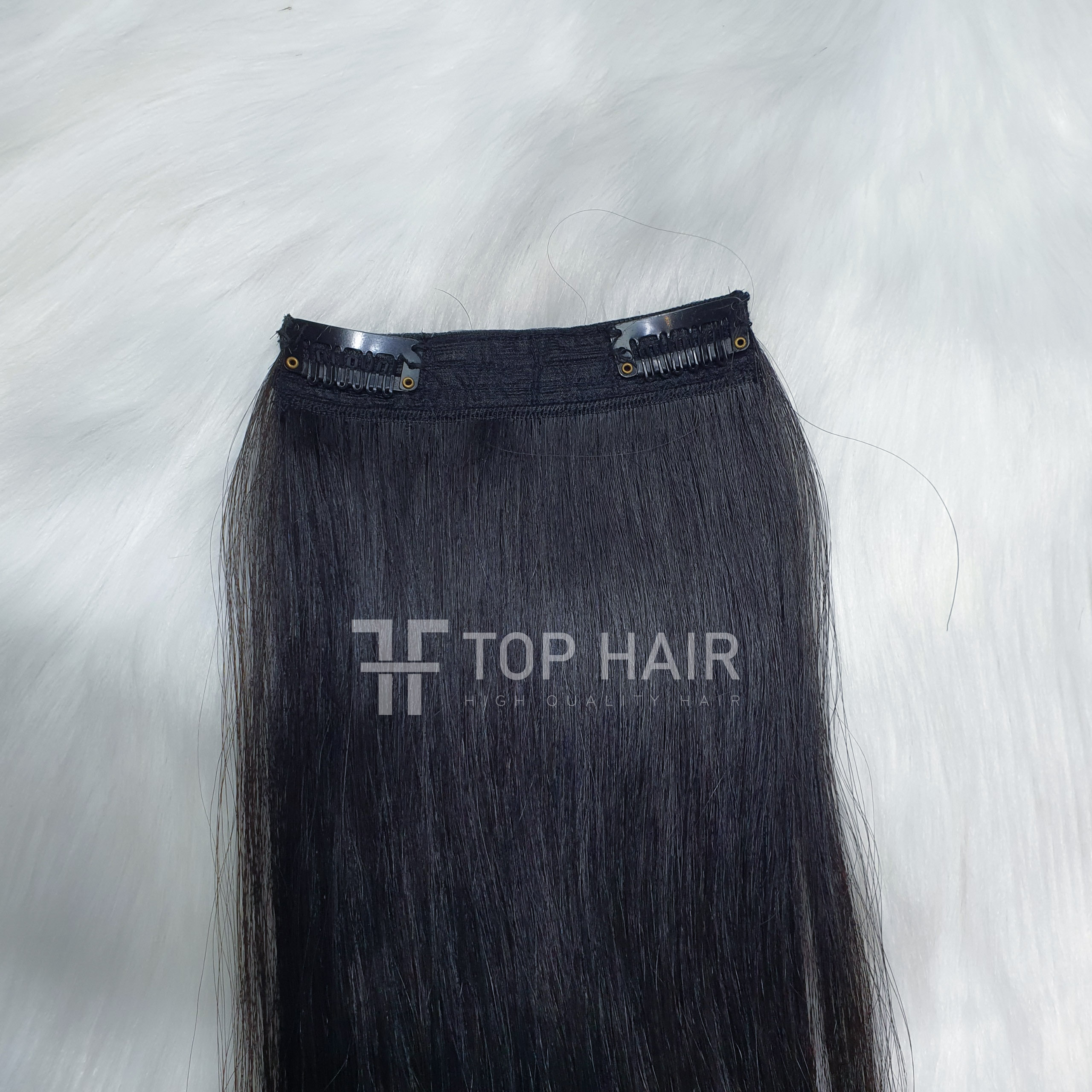 Kẹp phím lẻ / kẹp dải 100% tóc thật dài 40 50 60cm