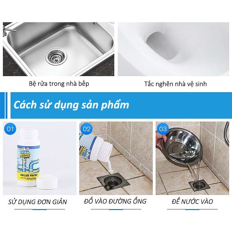 WLLD TORNADO drain powder bottle 110g