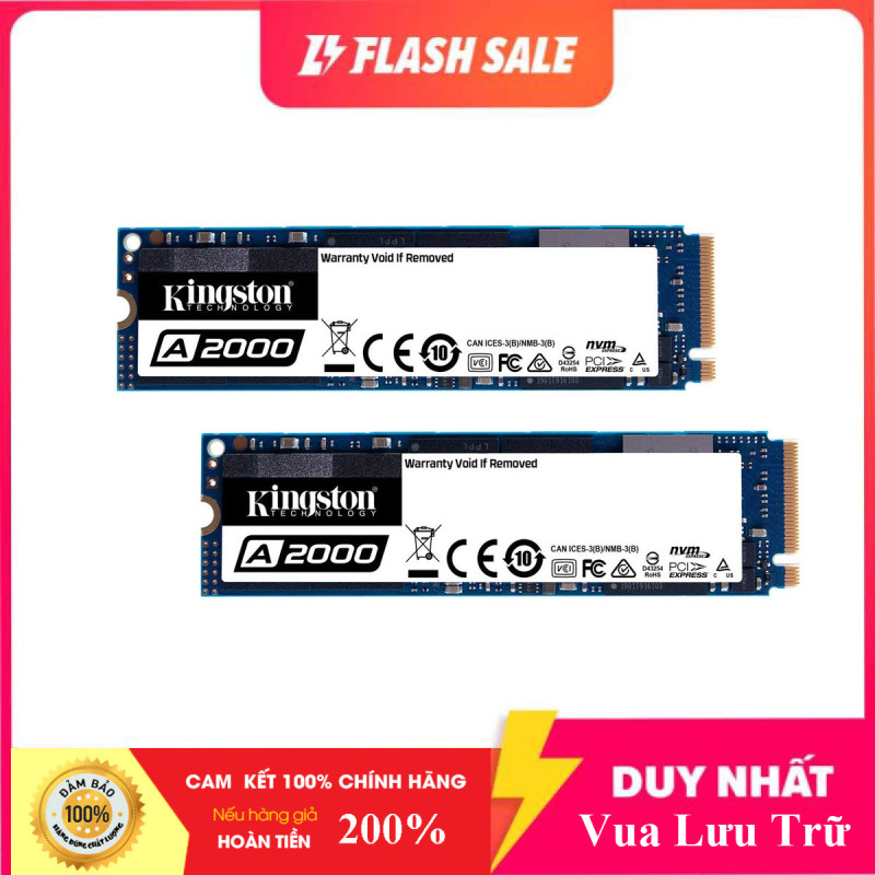 Bảng giá [Shop Mới] Bộ Combo Ổ Cứng SSD M2 Kingston A2000 M.2 PCIe Gen3 x4 NVMe 250GB SA2000M8/250G - Hàng Chính Hãng Phong Vũ