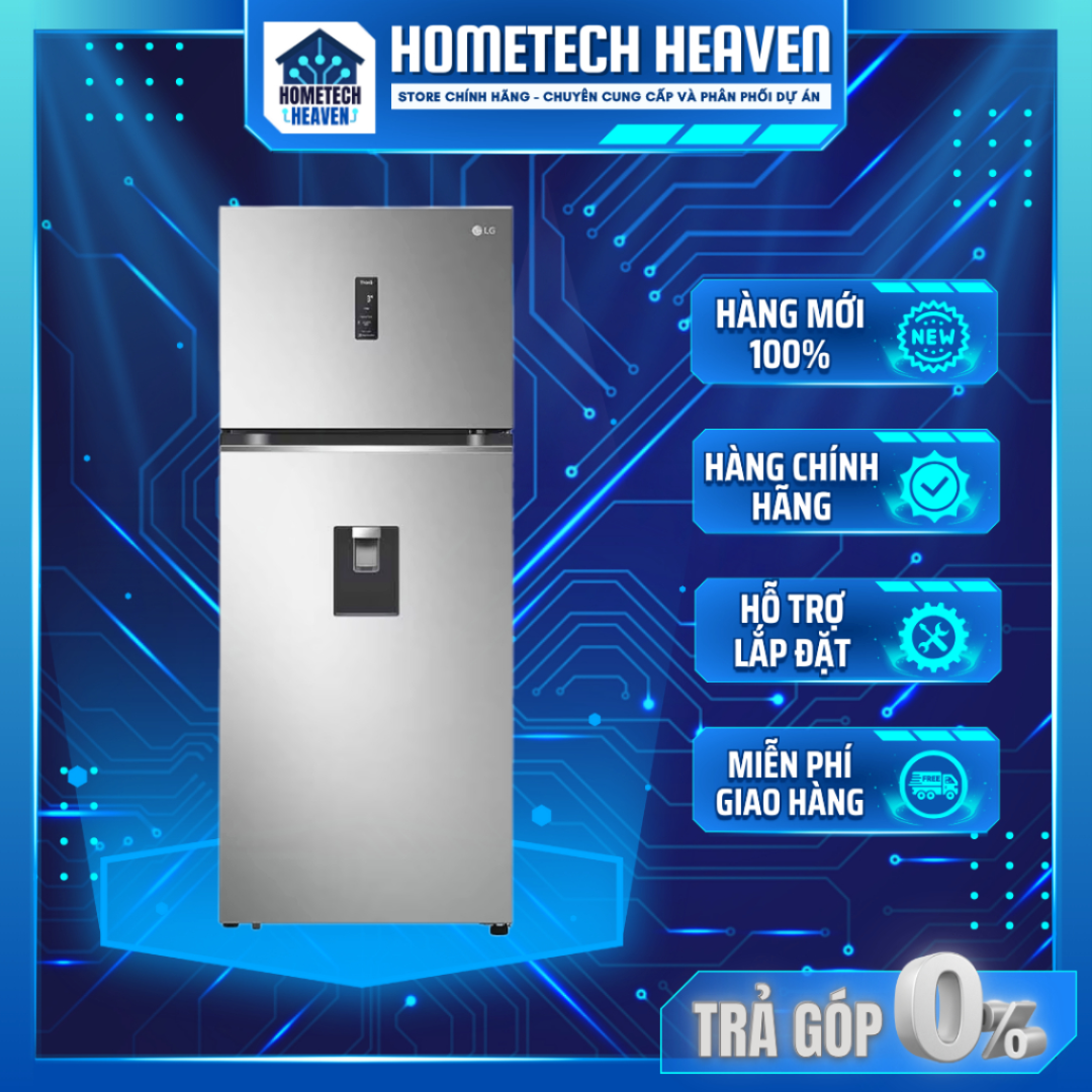 Tủ lạnh inverter lg 374 lít gn-d372psa - hàng chính hãng