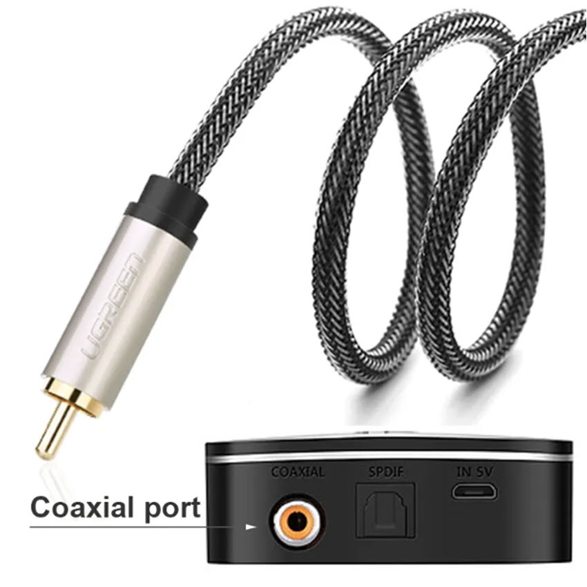Cáp âm thanh Coaxial dài 2m Ugreen 20738