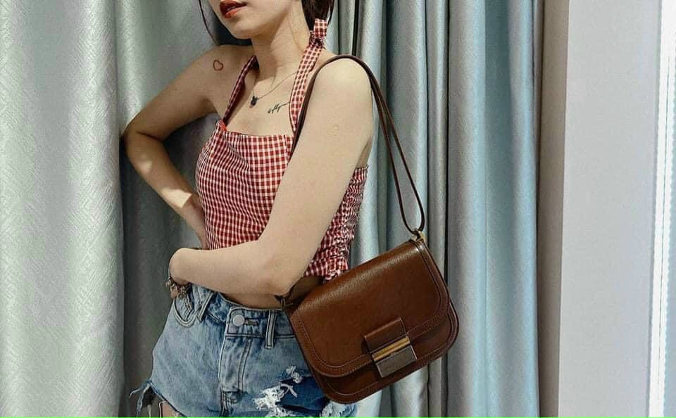 Túi Da Charlot CNK 7 Màu Siêu Cao Cấp Size 22cm (Authentic Tuồn)