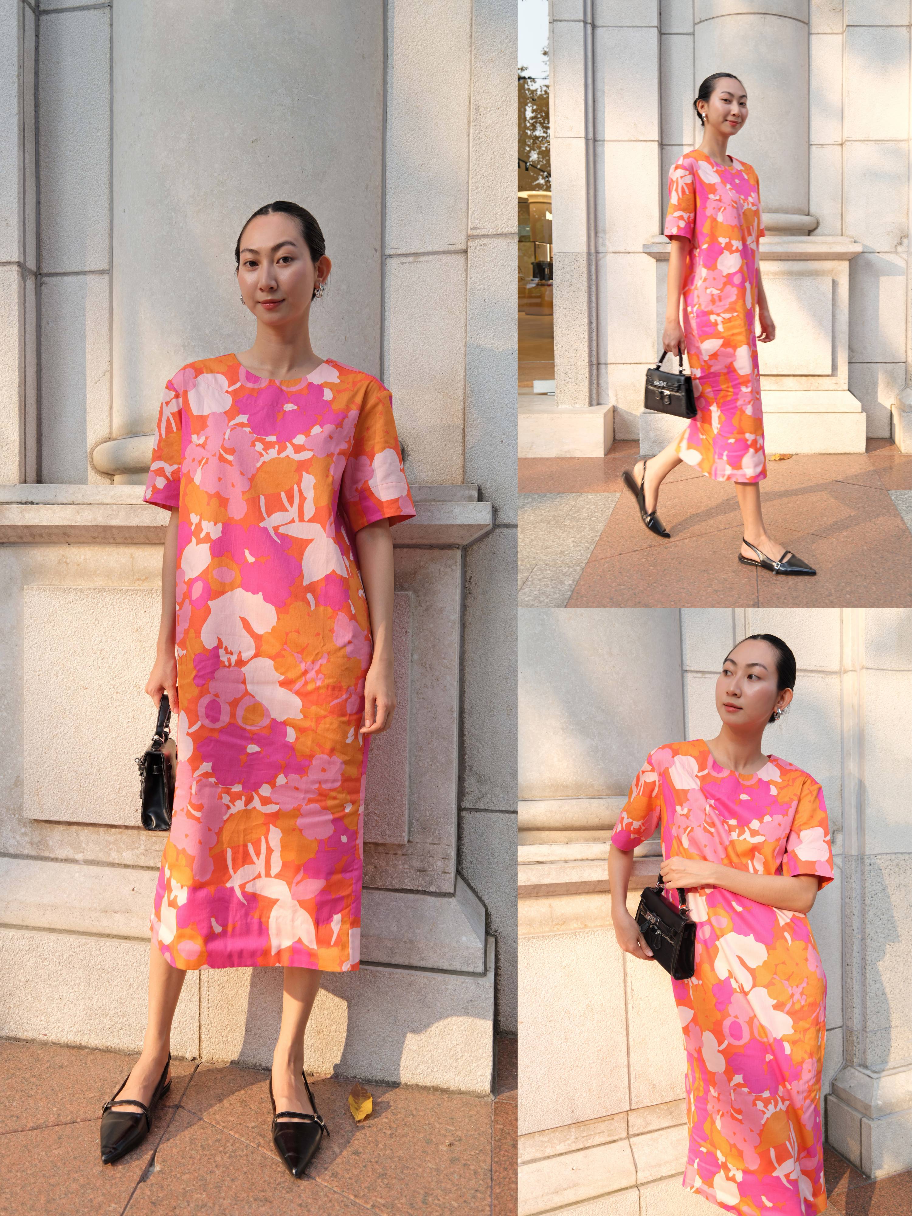Mauve kate hoa Mauve Spring dress