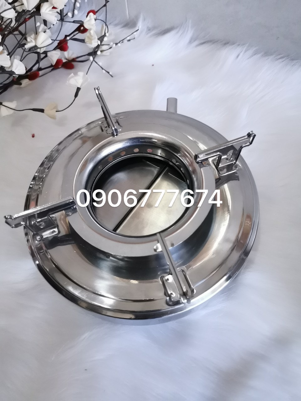 Bếp Cồn Inox Hàng Loại 1 Dày Đẹp Bền