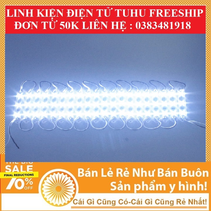 Led hắt siêu sáng 5054 12V - 3 Bóng Siêu Sáng