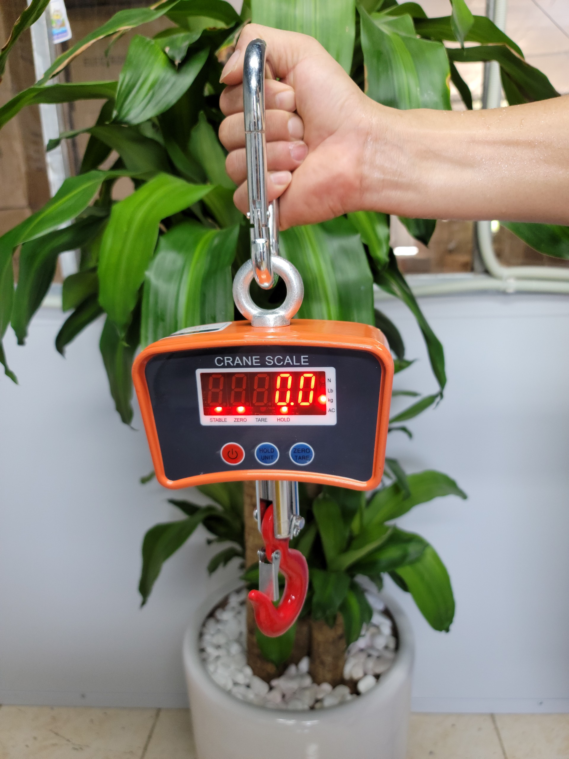 Cân treo điện tử 5 tấn 3 tấn 1 tấn 500kg ocs dùng cân vật liệu, sắt, phế liệu.. kèm điều khiển