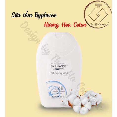 [HCM]Sữa tắm Byphasse Cotton Flower 500ml
