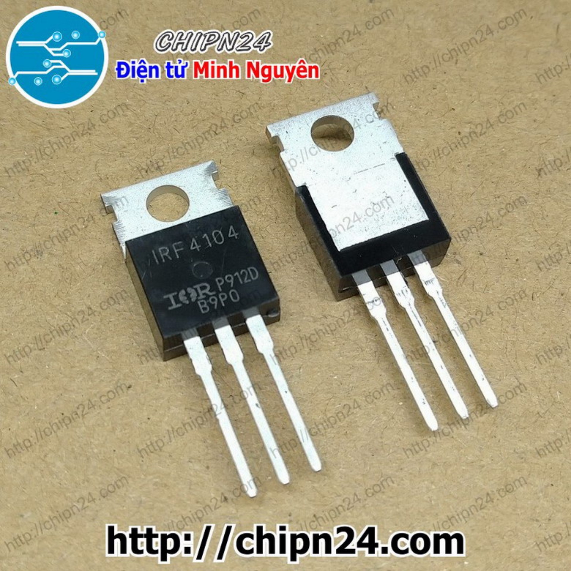 Mosfet irf4104 to-220 120a 40v kênh n