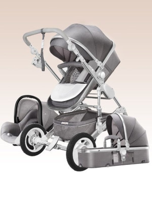 Normal Ship! 3 In 1 Baby Strollers And Sleeping Basket Newborn 2 In 1 Baby Stroller Europe Baby Pram One Parcel With Car Seat Singapore