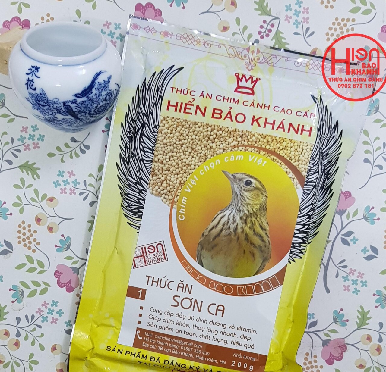 Cám chim Sơn Ca số 1 Hiển Bảo Khánh
