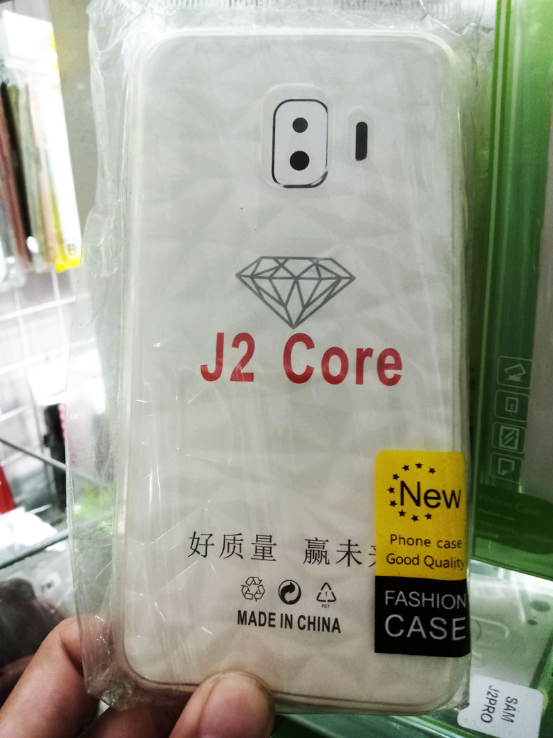 Samsung Galaxy J2 Core Ốp Lưng Điện thoại trong suốt với chất liệu silicon dẻo siêu bền chống ố vàng tốt