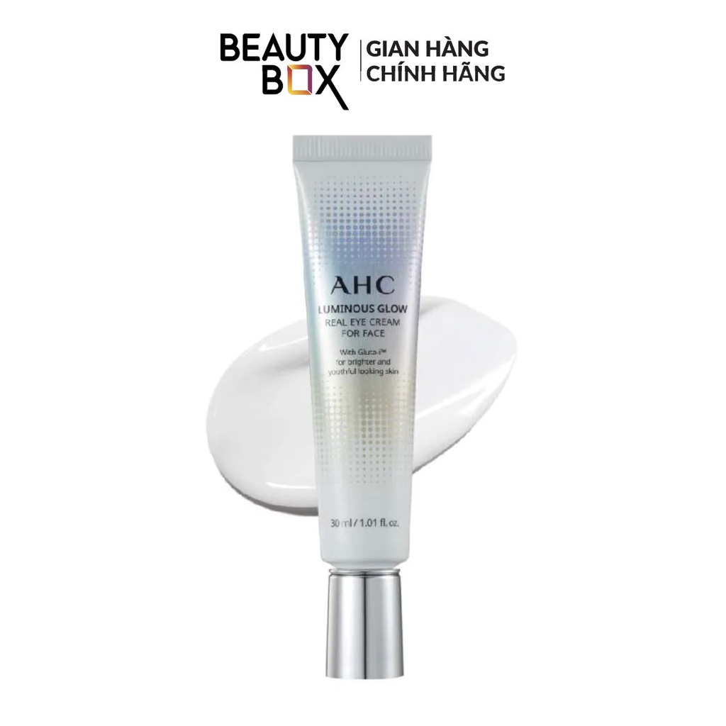 Kem Dưỡng Làm Sáng Vùng Da Mắt AHC Luminous Glow Real Eye Cream For Face