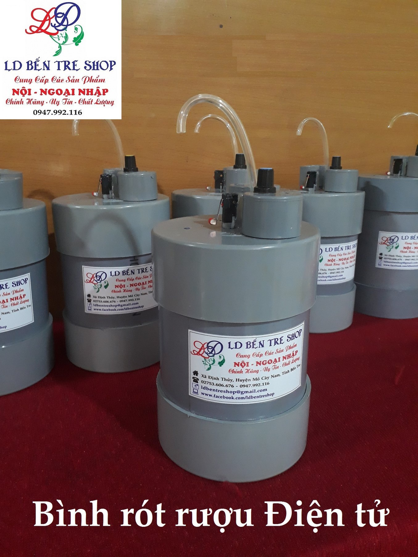 BÌNH RÓT RUỢU ĐIỆN TỬ TỰ ĐỘNG CÔNG NGHỆ 4.0 - LD BẾN TRE SHOP (Rẻ mà chất - Tặng cáp sạc)