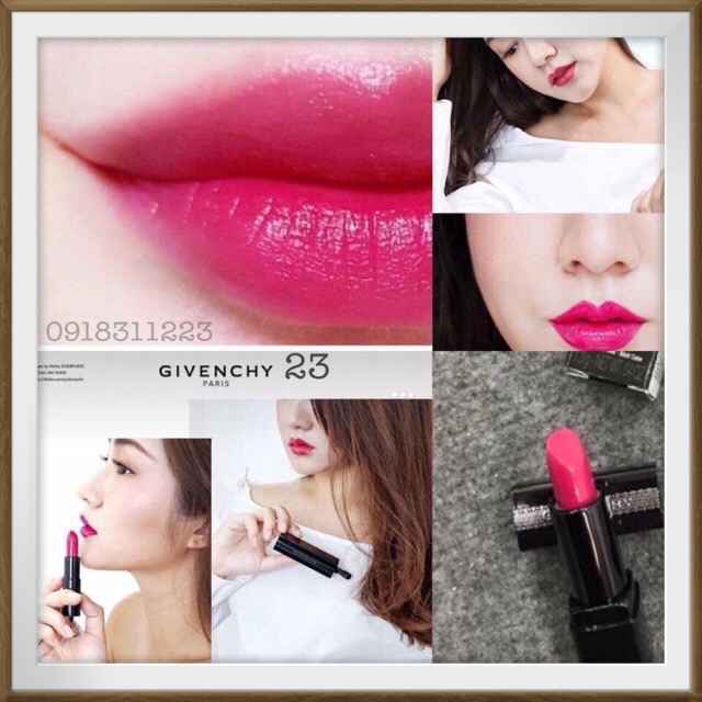 Son satin mini Givenchy mini màu 23 chuẩn Pháp Lafbeauty