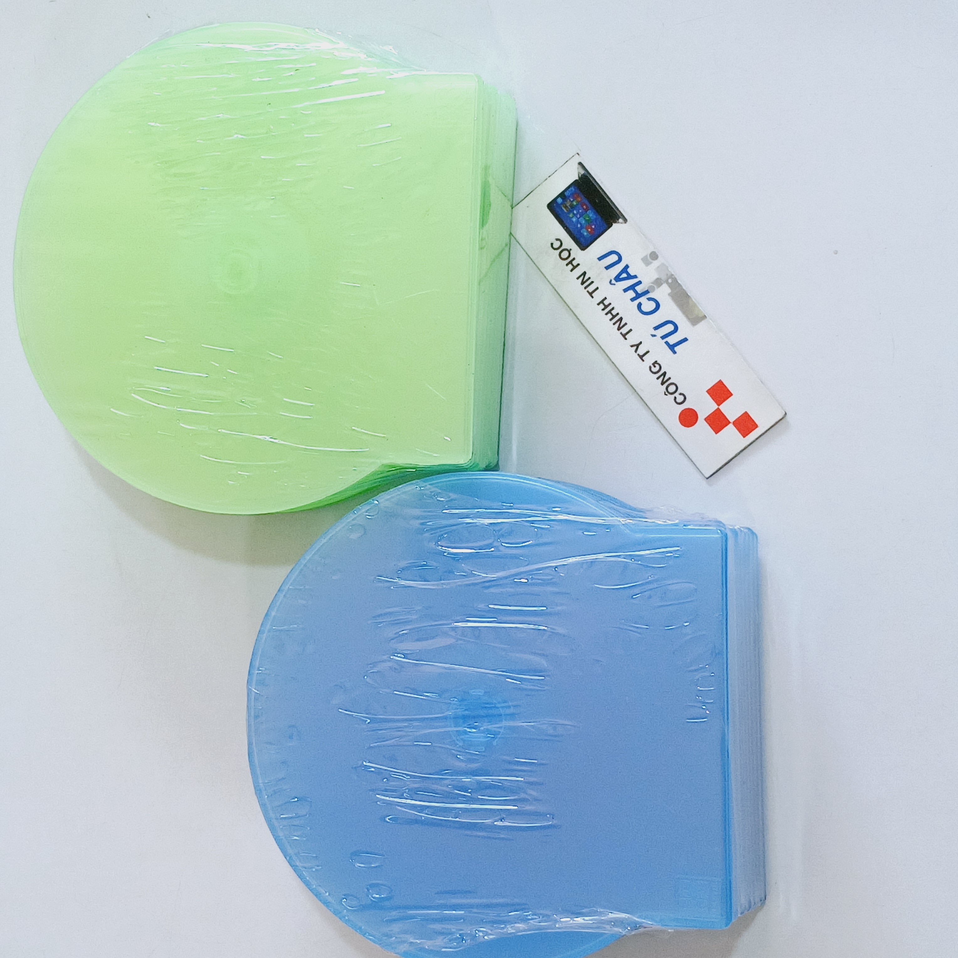 Hộp đựng đĩa CD, DVD (Dạng Vỏ sò tròn) / Lốc 10 Hộp (Nhiều màu)