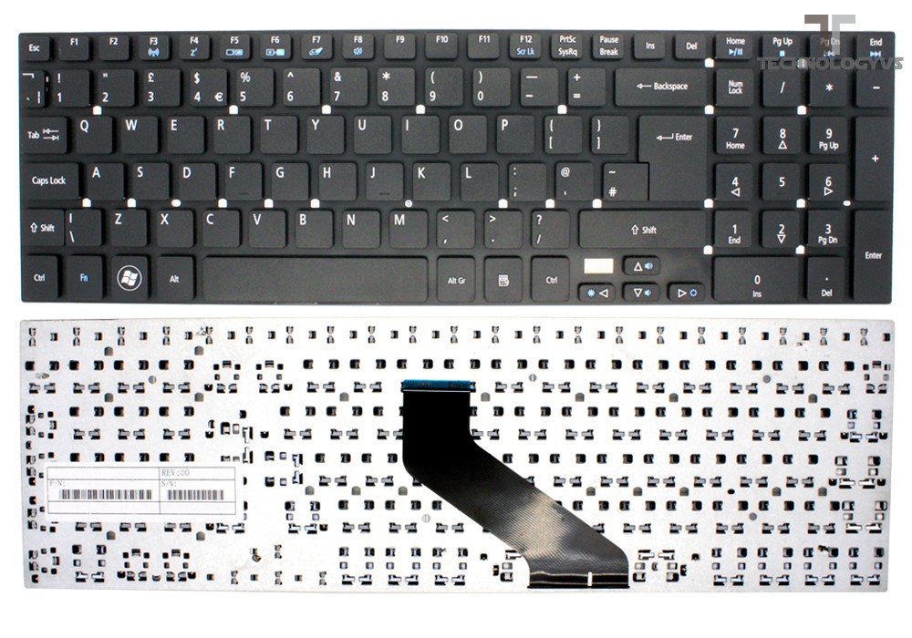 [HCM]Bàn Phím Cho Laptop  Acer Aspire  E1-510 E1-532 V3-531 V3-731  E5-511E5-511GE5-571E5-571G Hàng Nhập Khẩu Bảo hành 12 tháng