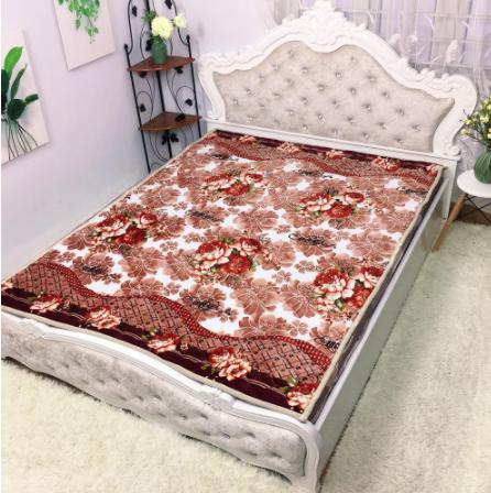 Thảm nỉ nhung trải giường hoa văn,thảm trải sàn Mã 1256