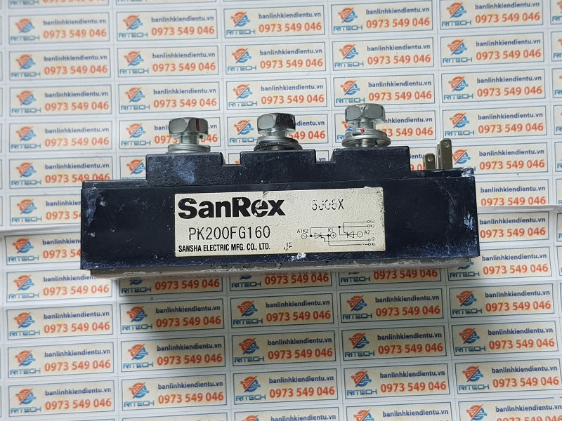 Pk200fg160 thyristor kép 200a 1600v