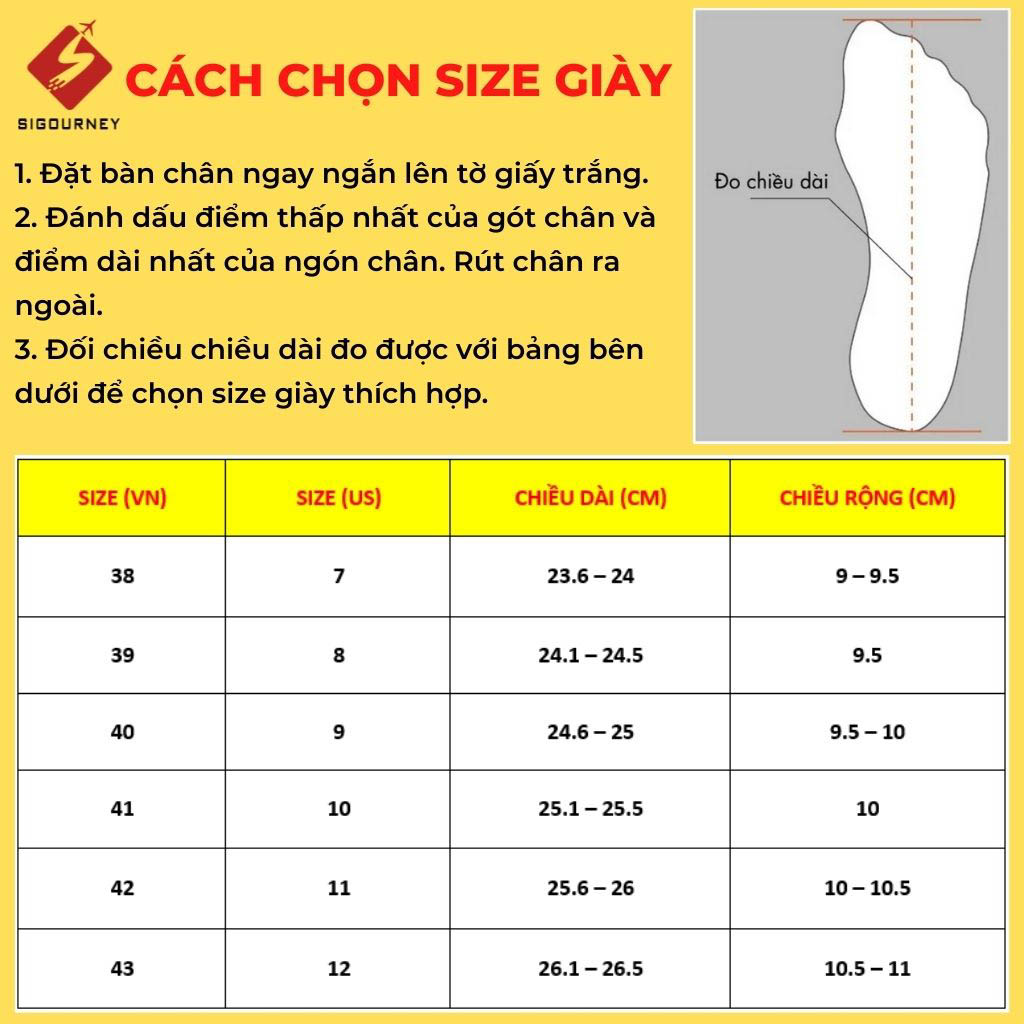 Giày Sneaker da bò màu trắng SIGOURNEY giày thể thao nam TT001 bảo hành 18 tháng