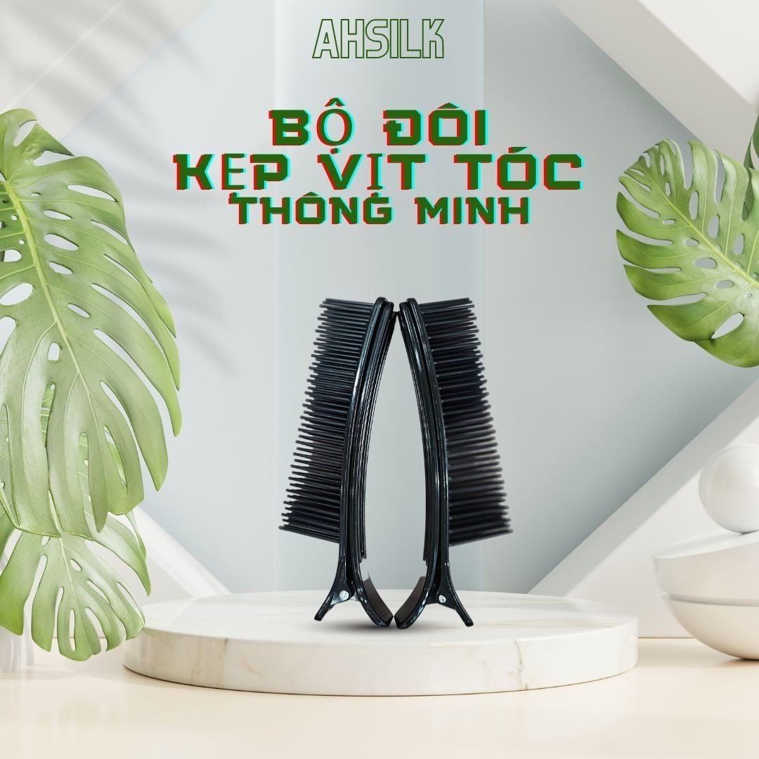 Kẹp Mỏ Vịt, Kẹp Vịt Làm Tóc- Chia Tóc, Cố Định Tóc Khi Uốn, Duỗi Tóc
