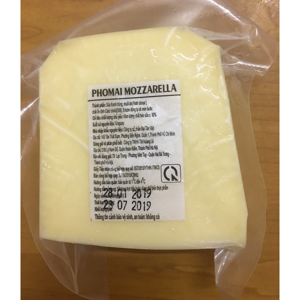 Phô Mai Mozzarella Kéo Sợi Đức Khối 200g
