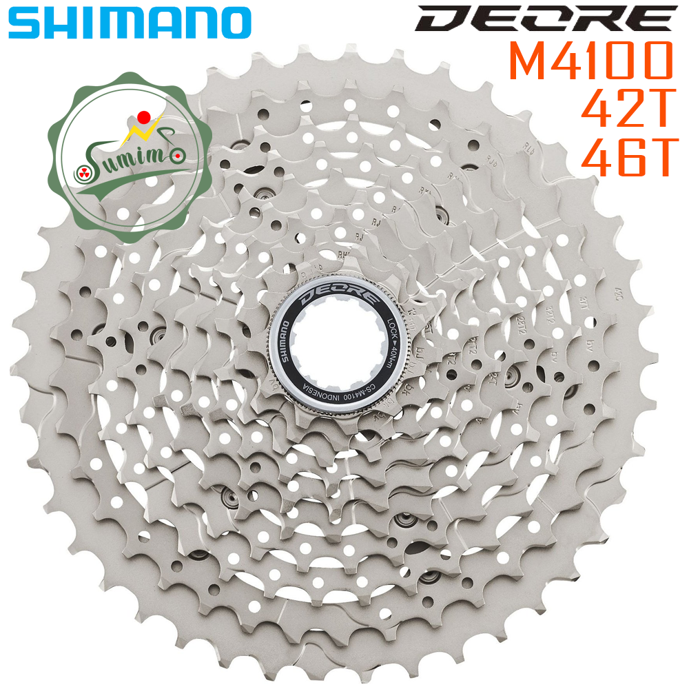 Líp thả SHIMANO Deore CS-M4100 10 Speed - Chính hãng