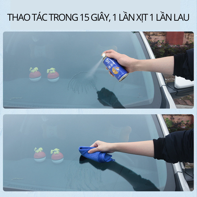 Bình xịt kính xe ô tô chống thấm nước