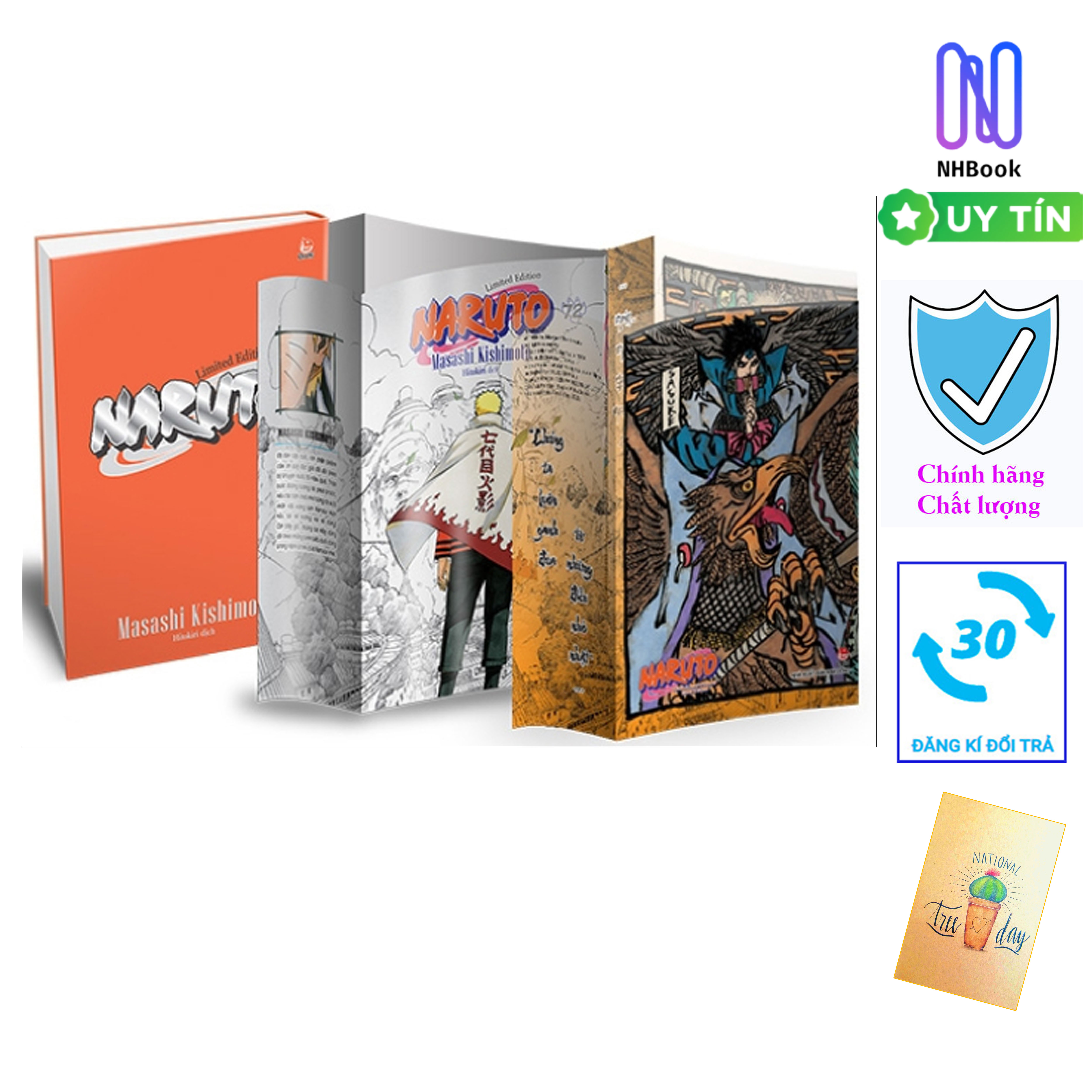 Naruto tập 72 - limited edition - tặng kèm bìa nhựa pvc