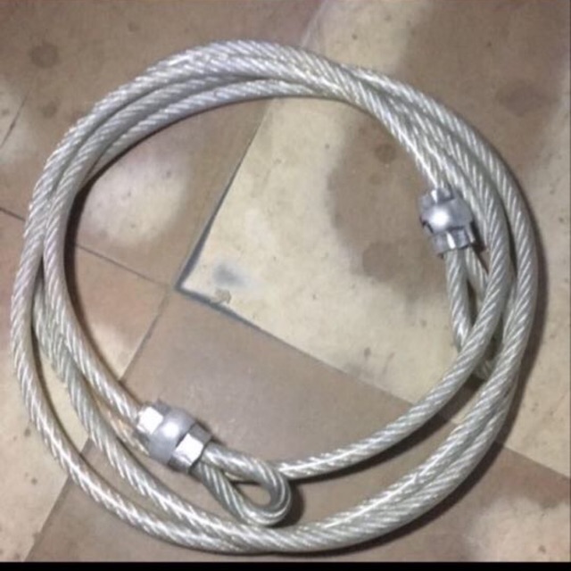 Cáp khoá xe bọc nhựa phi 8 dài 10m