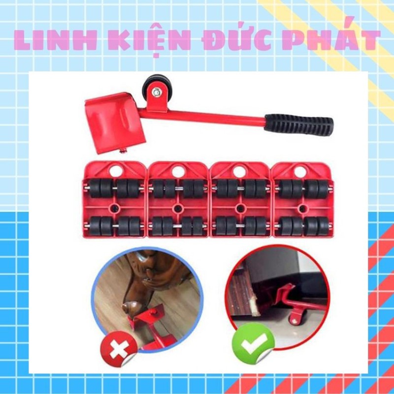 Bộ dụng cụ nâng và di chuyển đồ thông minh | Dụng cụ di chuyển đồ đạc | Dụng cụ hỗ trợ di chuyển vật nặng