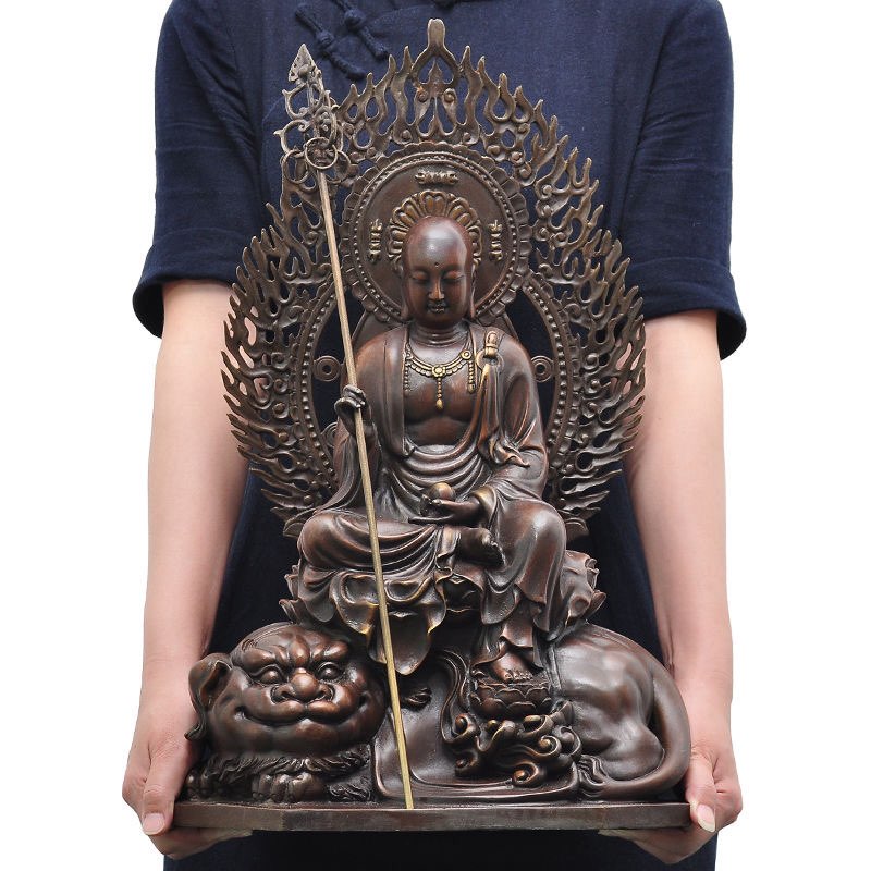 Tượng đồng Địa Tạng Vương Bồ Tát cao 55cm
