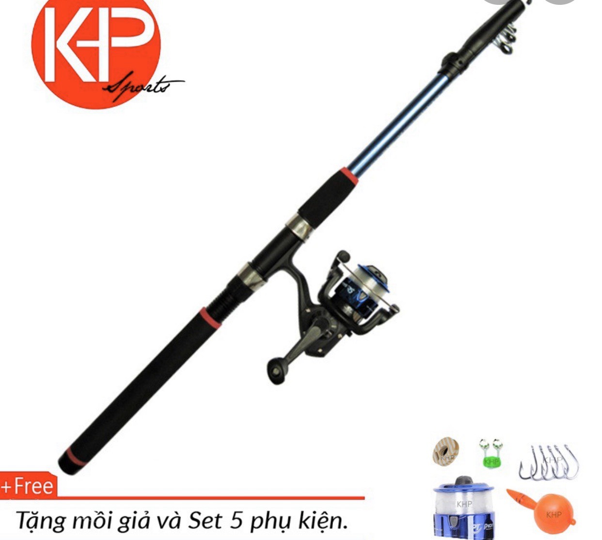 Bộ 1 cần câu và 1 máy + 100m dây 2M4 KHP