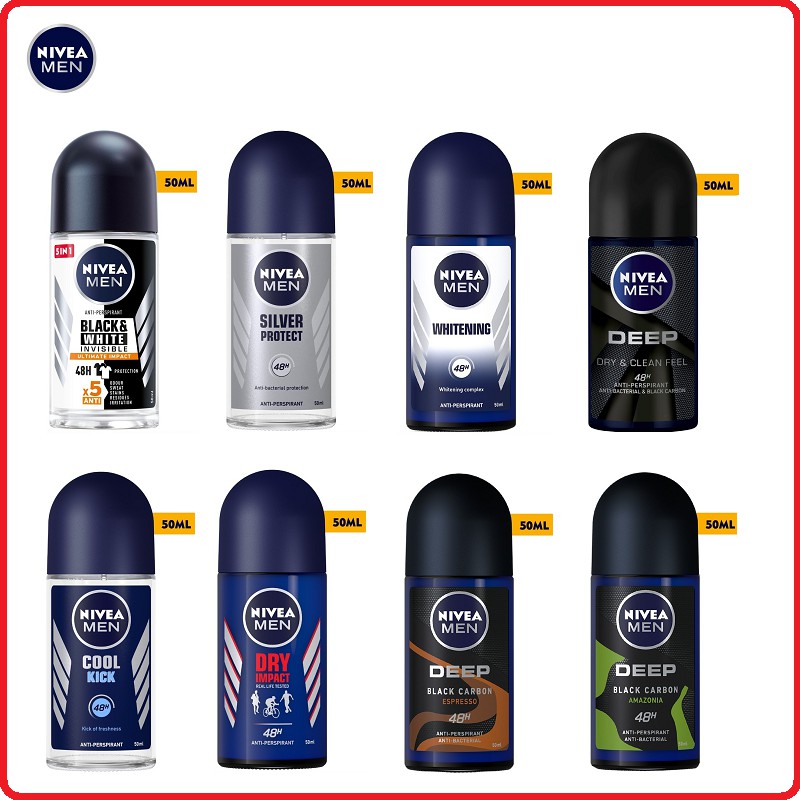 Nivea Men Silver Molecular Deodorant Roll-On (50 ml)