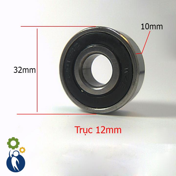Vòng bi trục 12mm 12x32x10mm 6201z